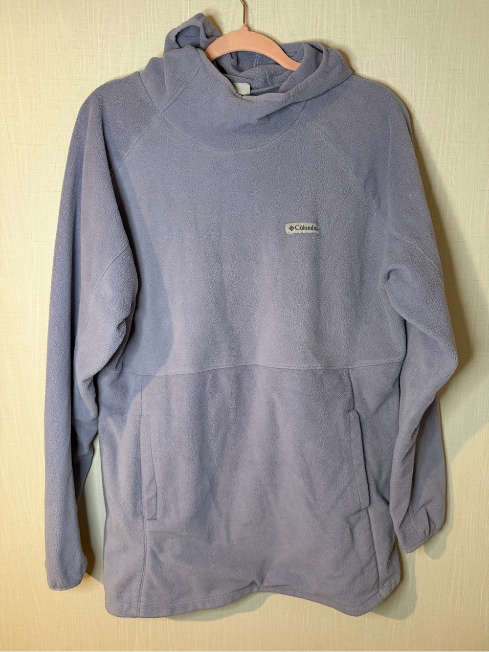 Columbia Lilac Cozy Fleece Pullover Tunic Hoodie XL - Picture 2 of 5